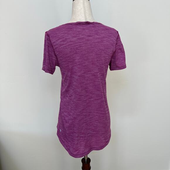 LULULEMON Women's What The Sport Tee In Heathered Regal Plum - Picture 4 of 10